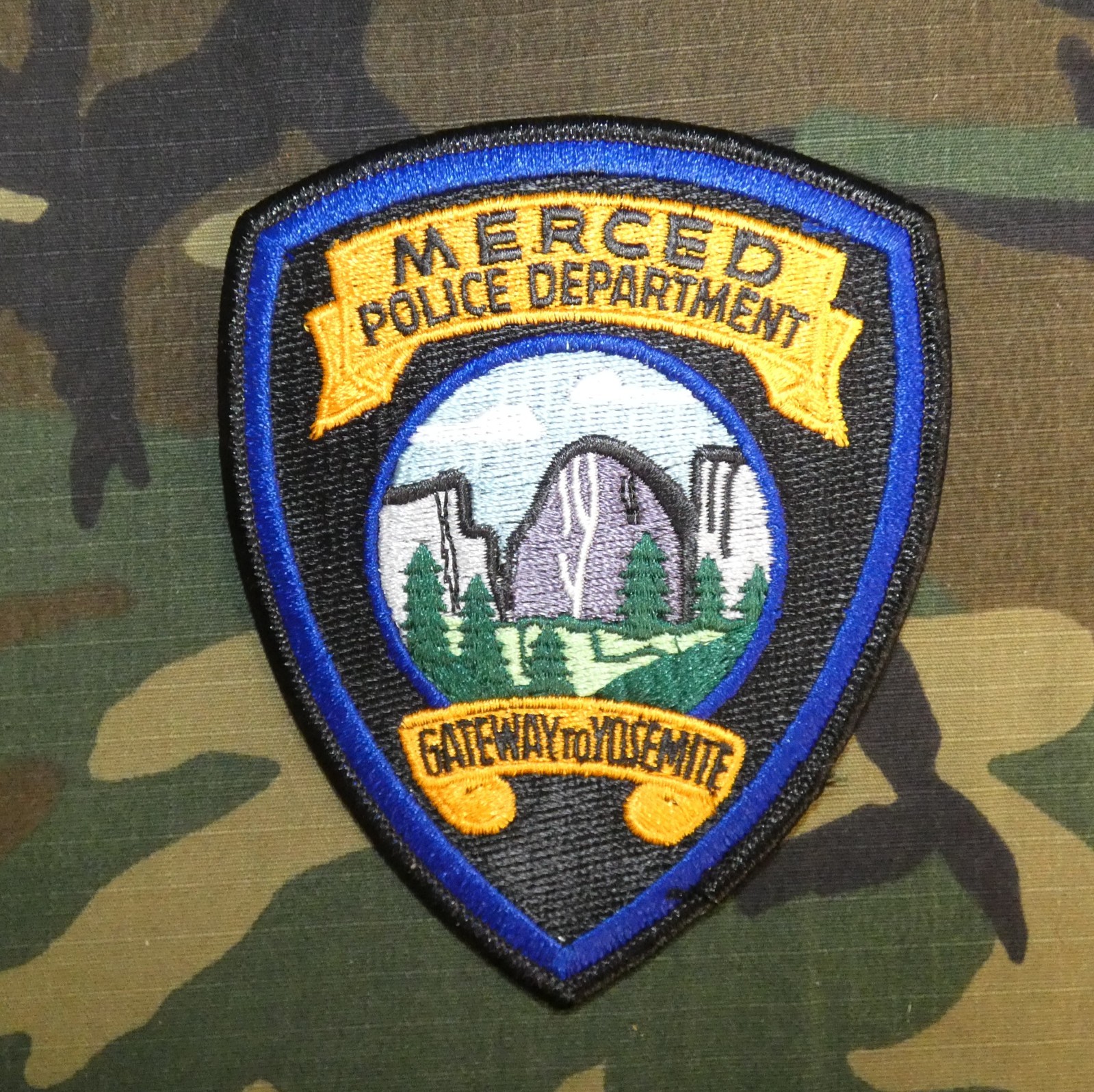 Vintage Merced Police Department 3rd issue Shoulder Patch (California)