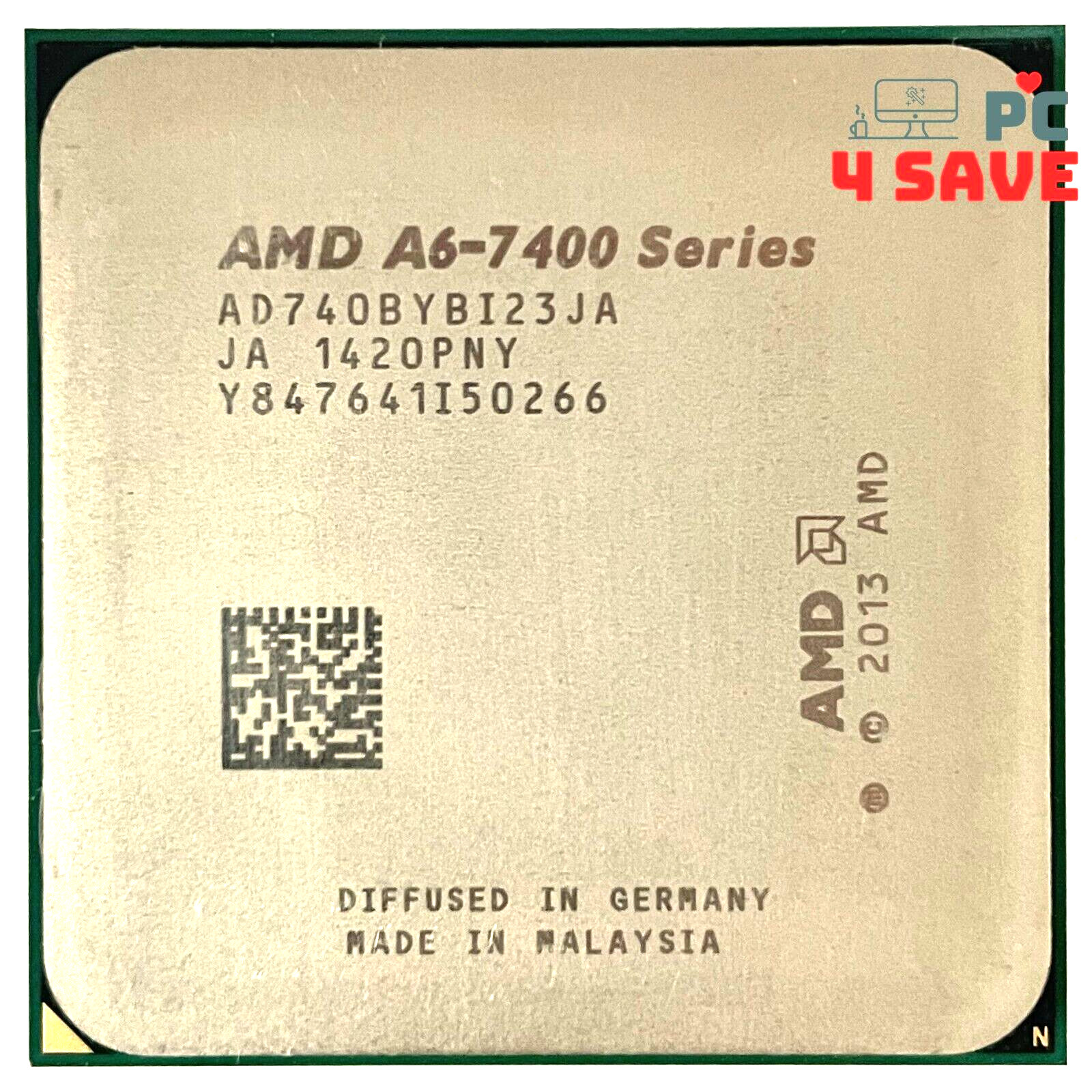 AMD A6-7400B 3.50GHz 2-Core Socket FM2+ Desktop CPU Processor AD740BYBI23JA