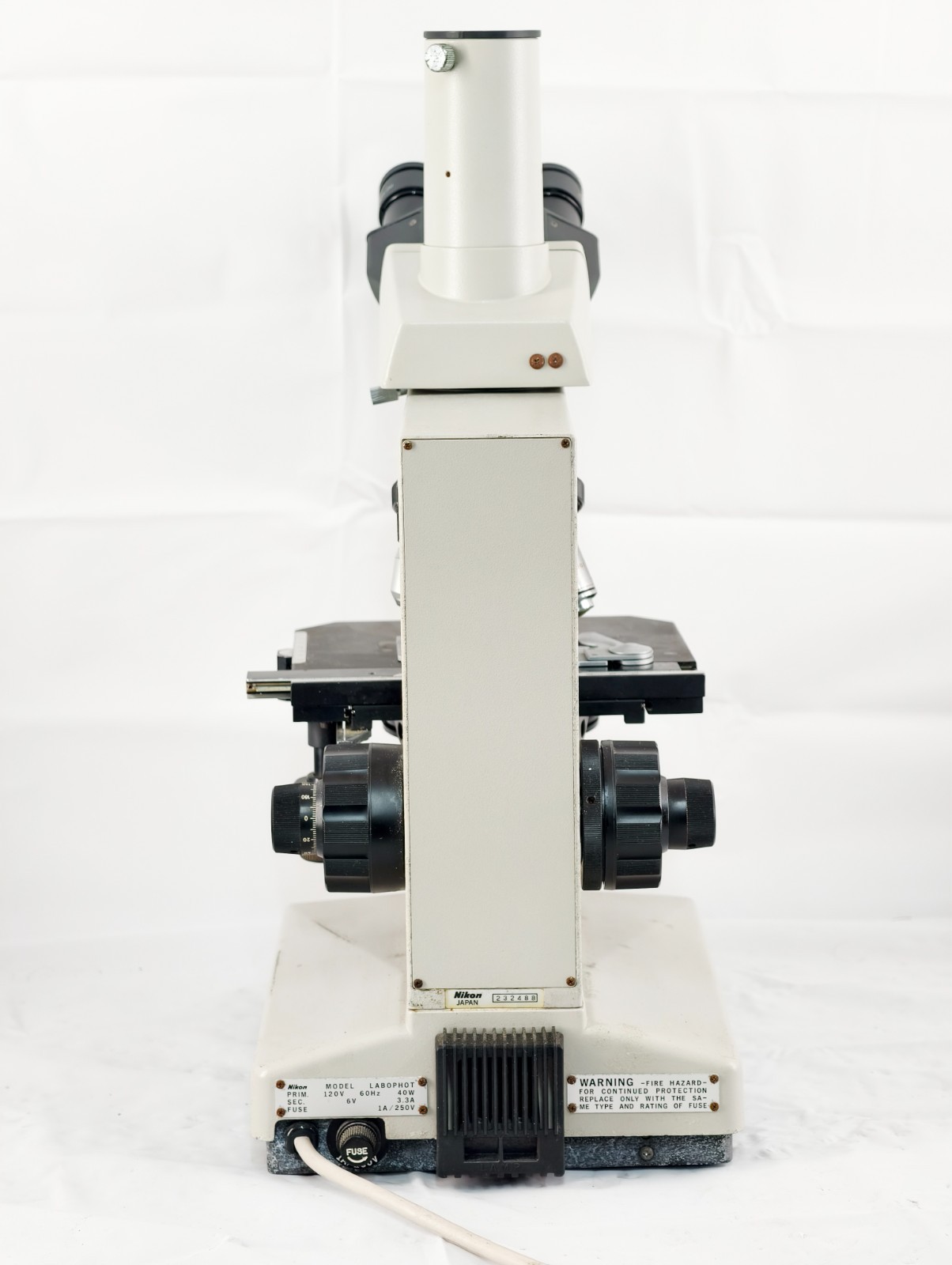 Nikon Labophot Phase Contrast Trinocular Microscope