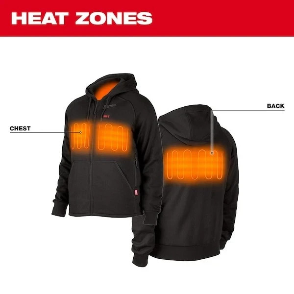 Milwaukee 306B-21M M12™ Heated Hoodie Kit, Medium