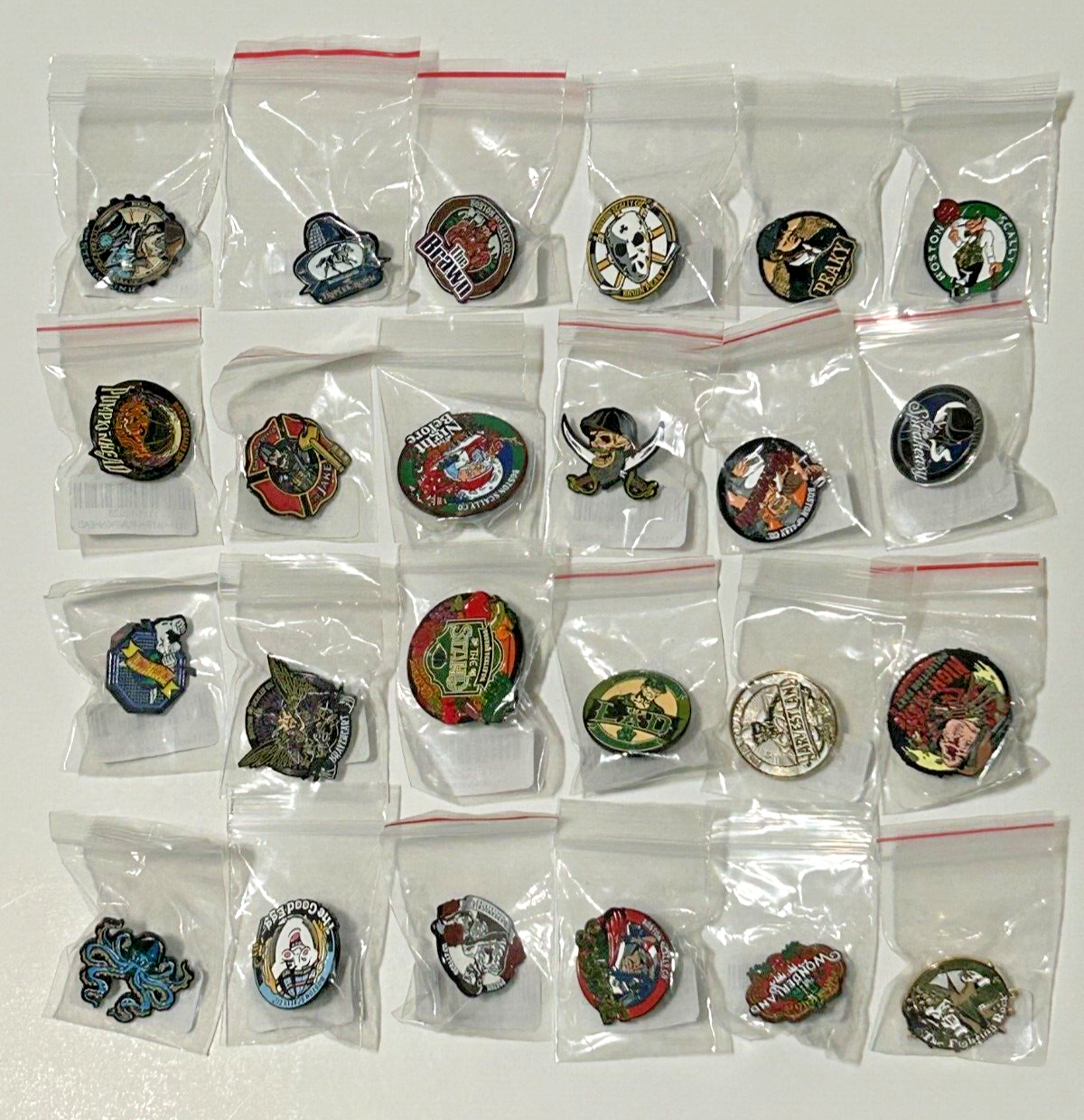 Boston Scally Cap Pins - You Pick