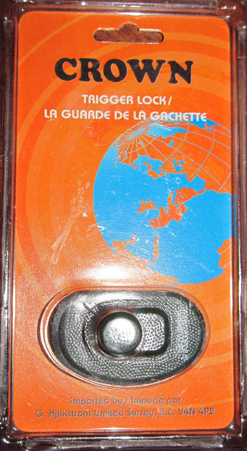 Crown GL-007 - Gun, Trigger Lock with Key - NEW