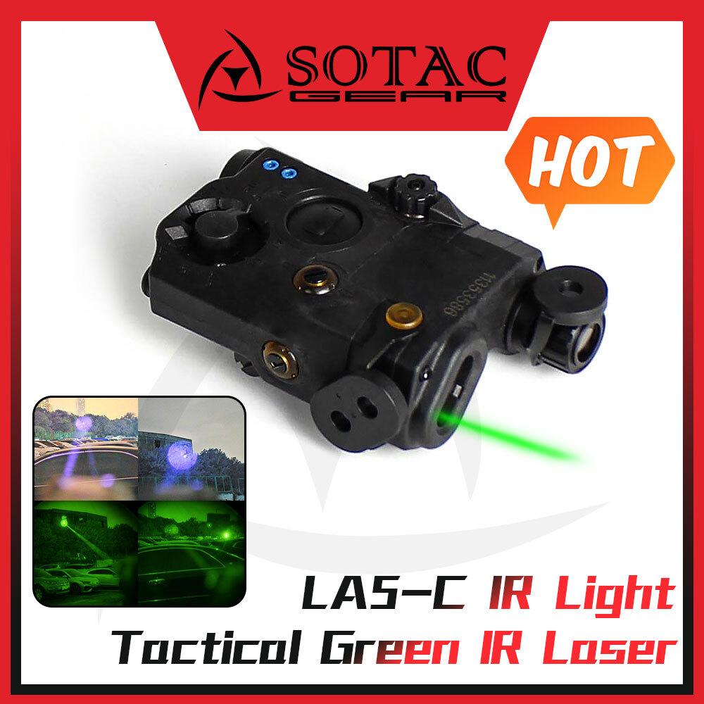 SOTAC PEQ-15/LA5-C UHP Adjustable Beam & IR Light IR Laser Green/Red Laser Light