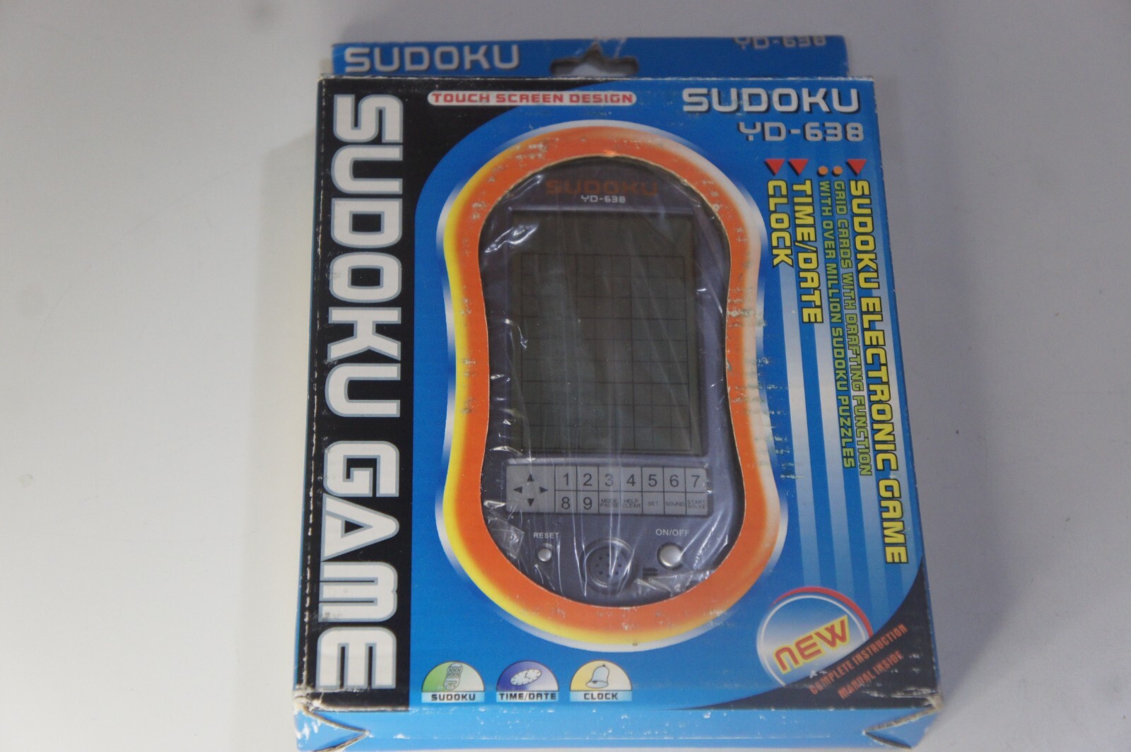 Sudoku Electronic Handheld Game YD-638 With Time Date - SOUND DOES NOT WORK