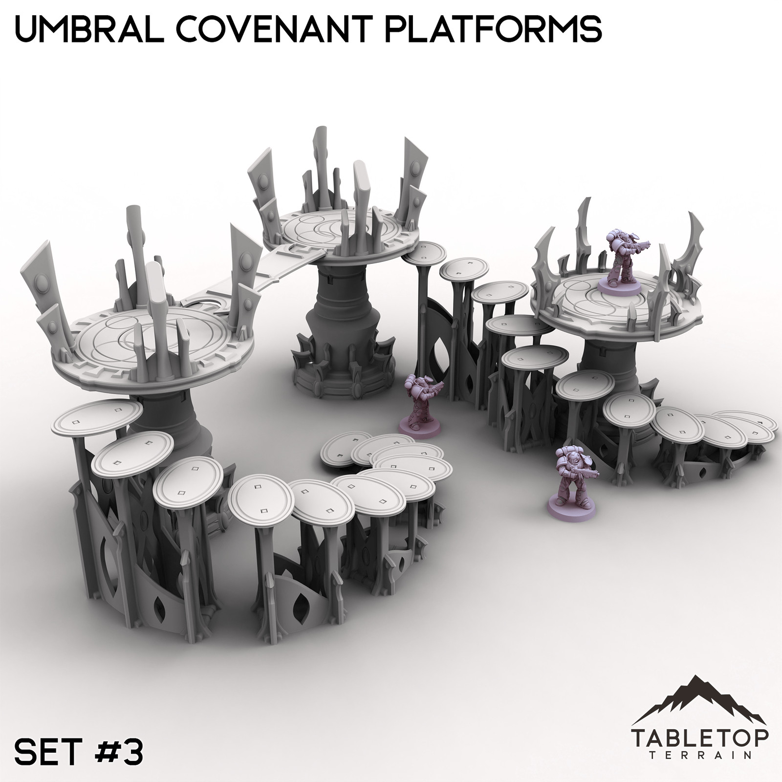 Umbral Covenant Platforms - Space Elves Grimdark Wargaming