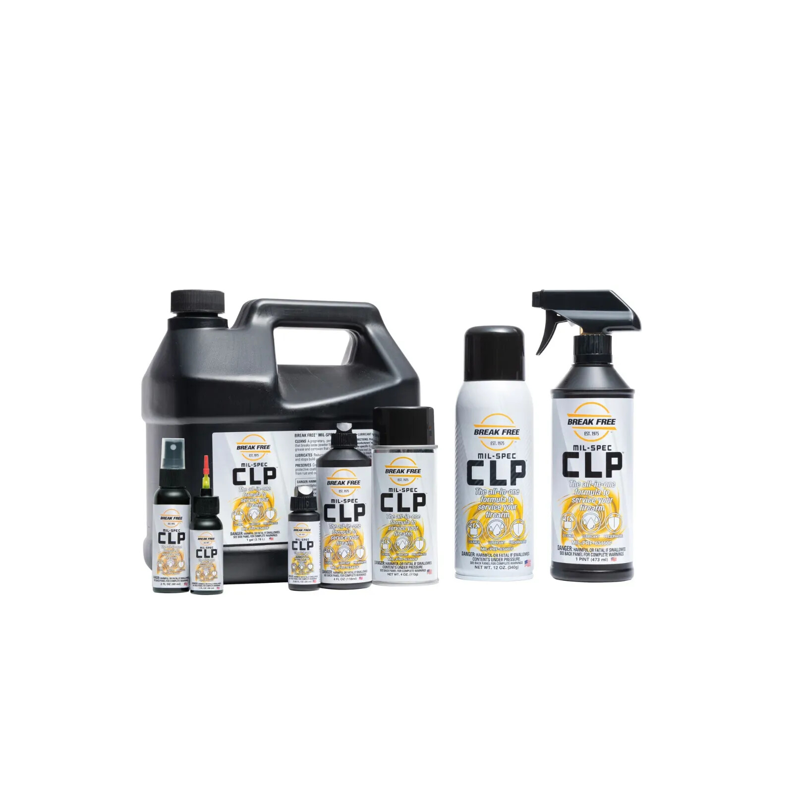 Break-Free CLP -- Cleaner, Lubricant, Preservative -- variety of sizes available