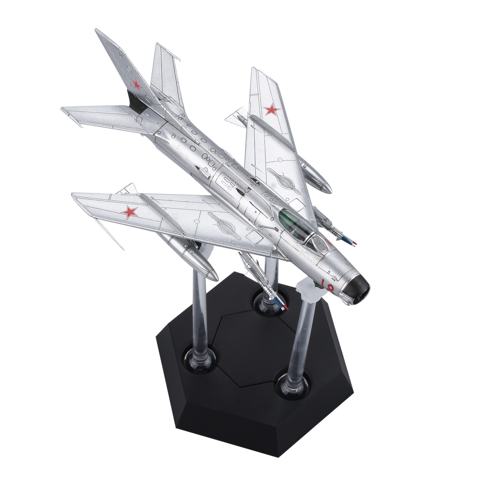 1/72th Soviet For Mikoyan Supersonic MIG-19PM Fighter Finished Model Toy Gift