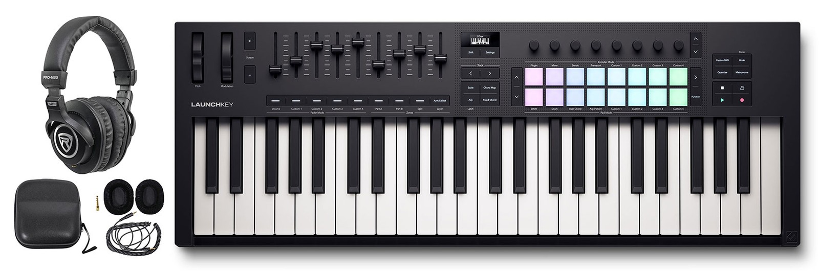 Novation LAUNCHKEY 49 MK4 49-Key USB MIDI Ableton Keyboard Controller+Headphones