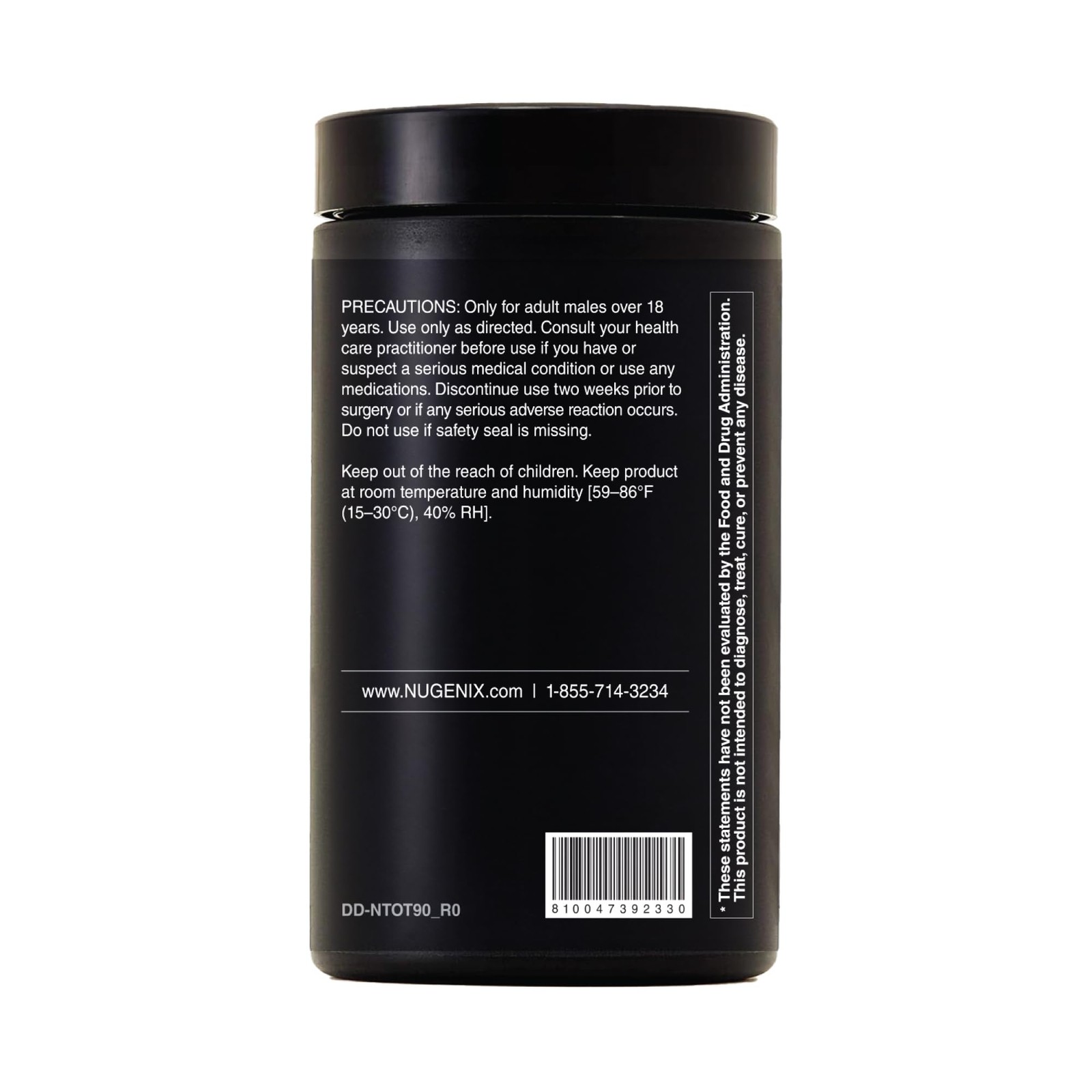Testosterone Booster and Nitric Oxide Supplement for Men 90 Count