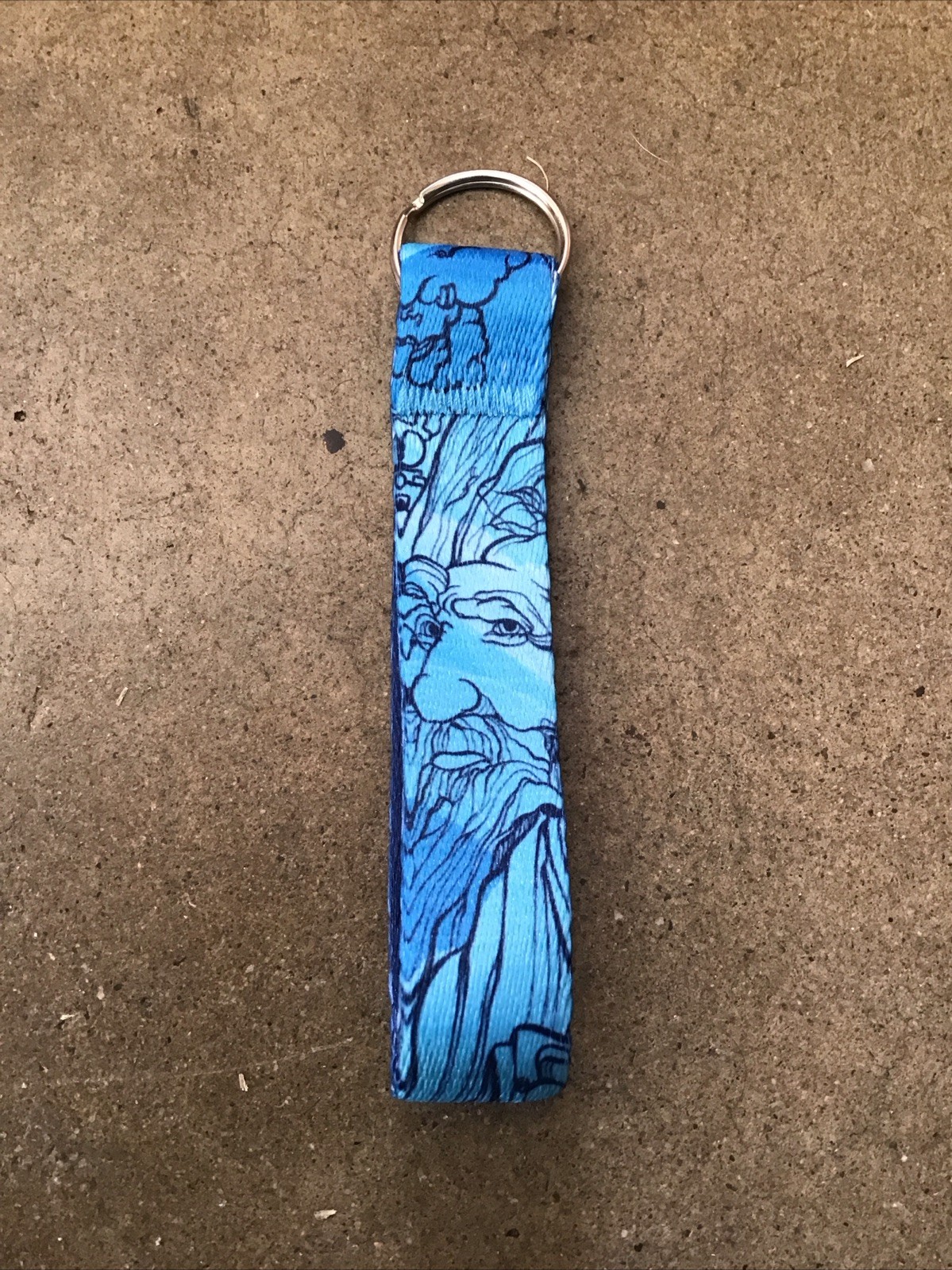 Ikon Pass Ski Father Winter Keychain 5” Long New 1-1