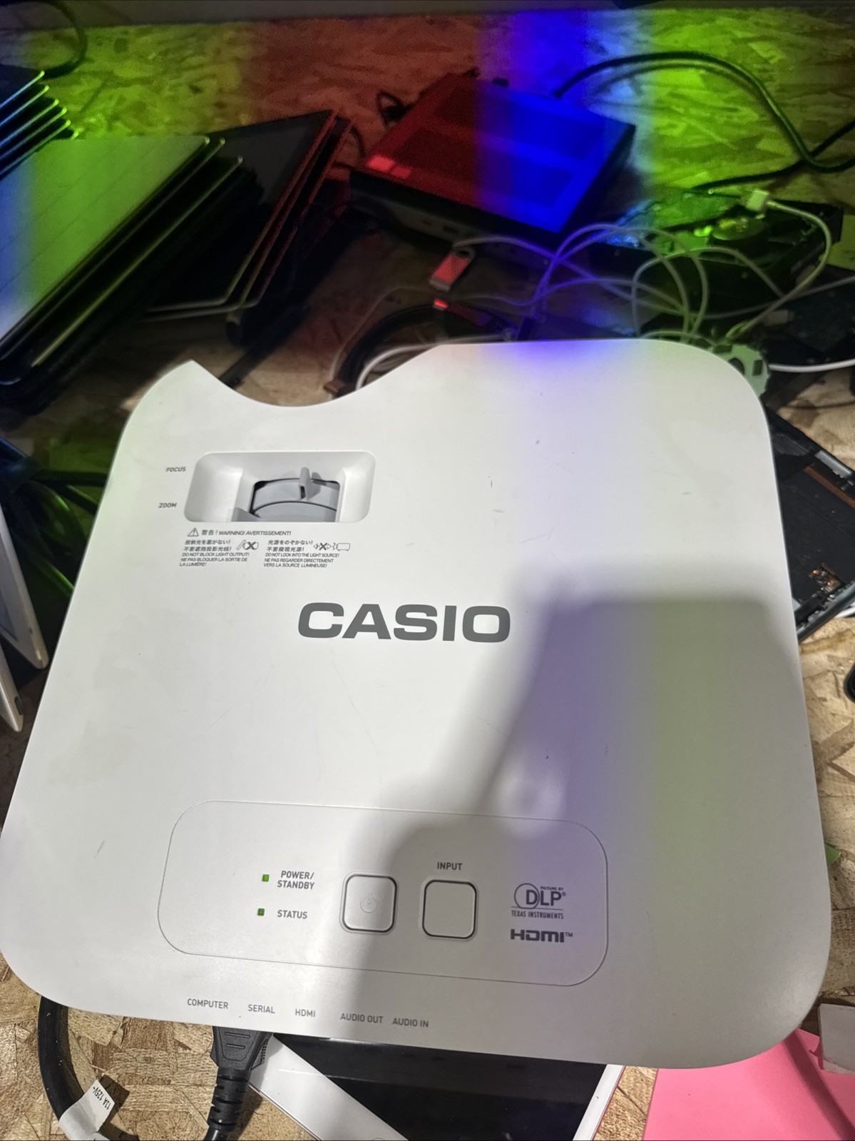 2300 Hours * Casio XJ-V10X Projector * Laser/LED * XGA Cam Makes It Look Weird