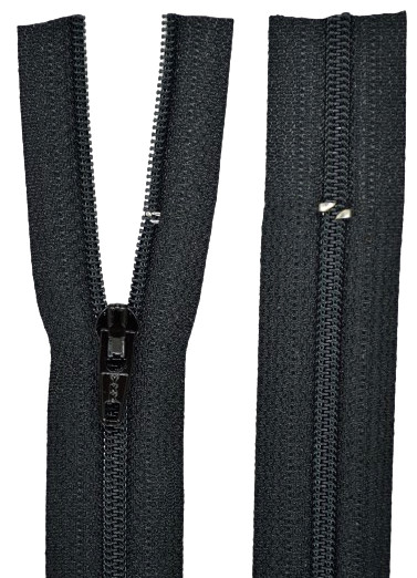 1 Weg Black Schließbare Bed Linen Zipper Length 30-200 CM