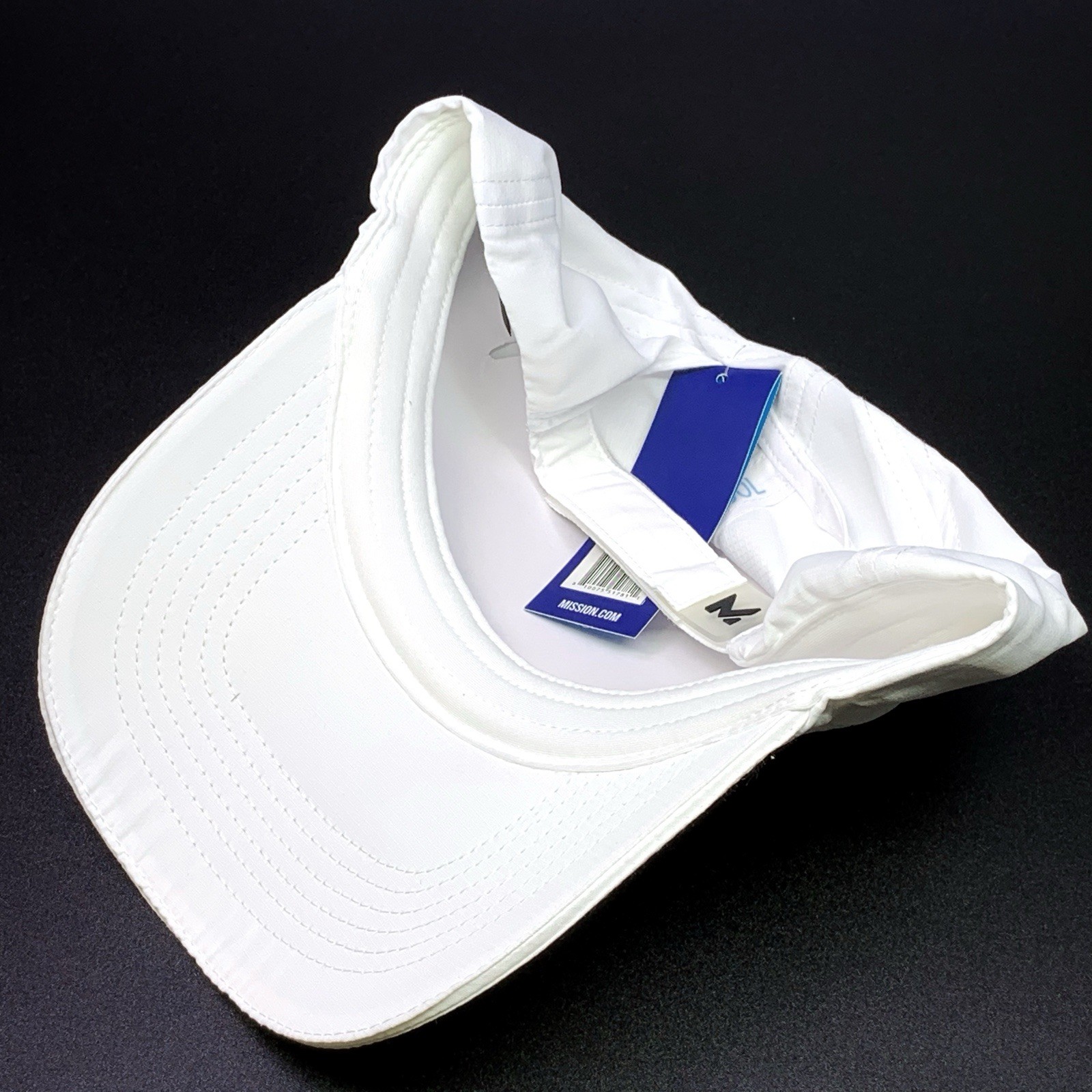 Cooling UPF Performance Hat White Unisex One Size Sweat & Water Activated NEW!