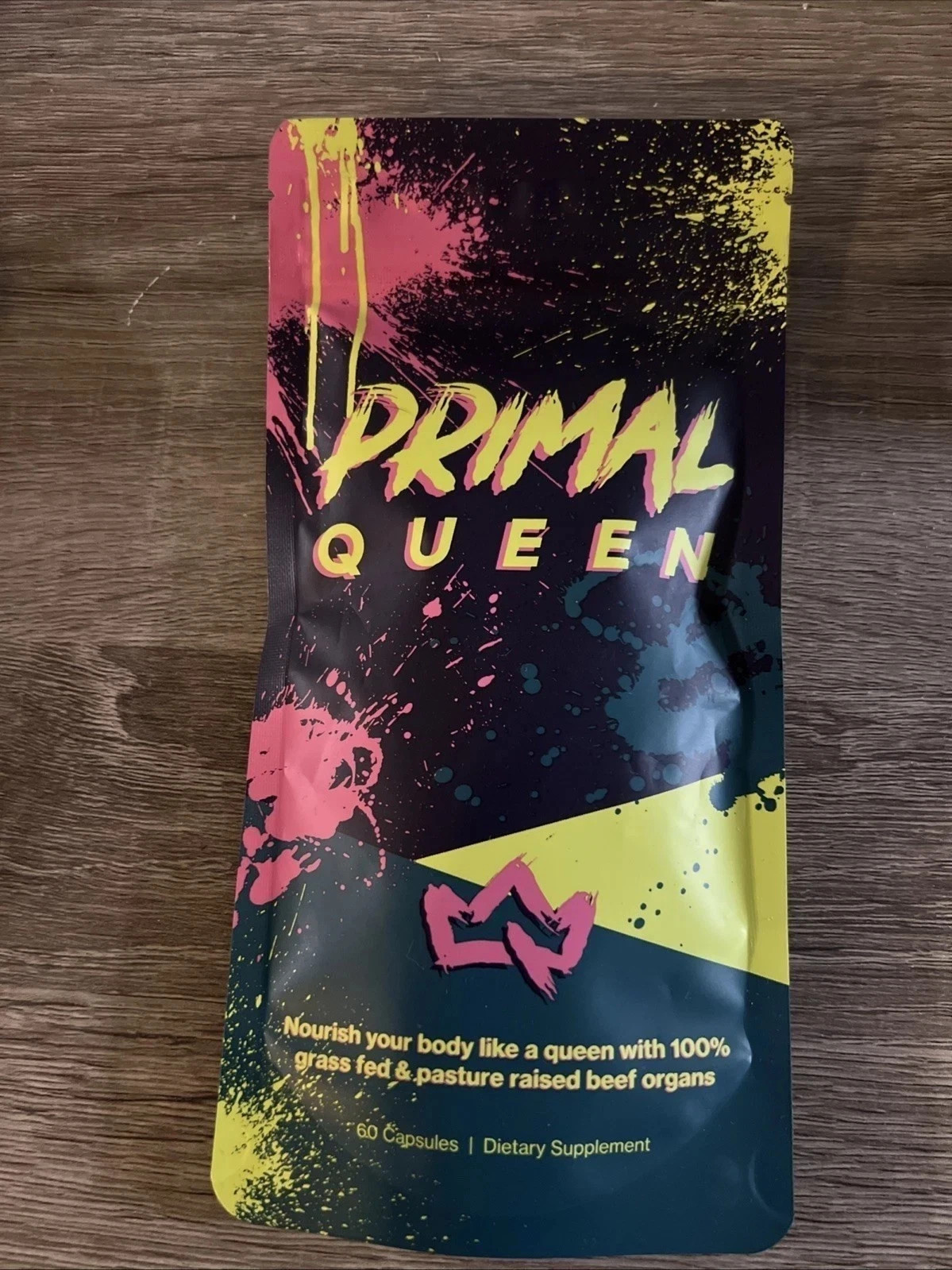 NEW Primal Queen Beef Organ Supplement for Women 60ct - 1 MONTH SUPPLY