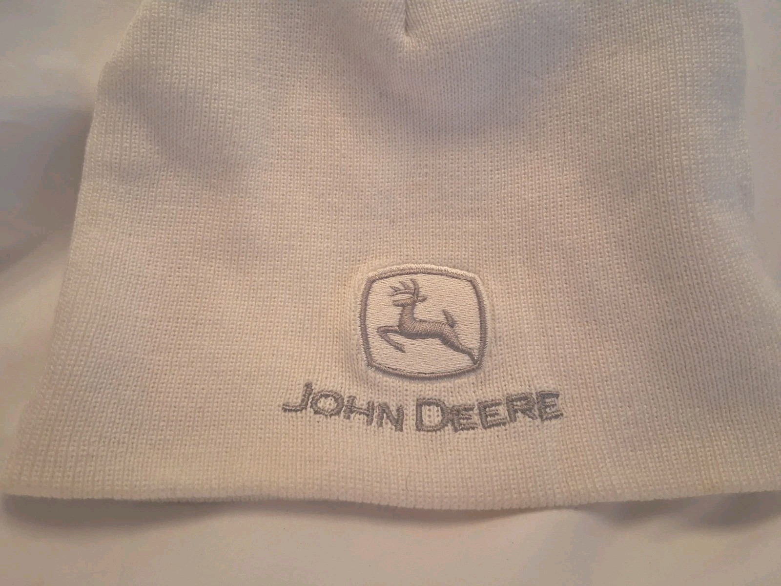 John Deere Beanie Tobbogan stocking cap winter skull ski hat JD tractor tabogan