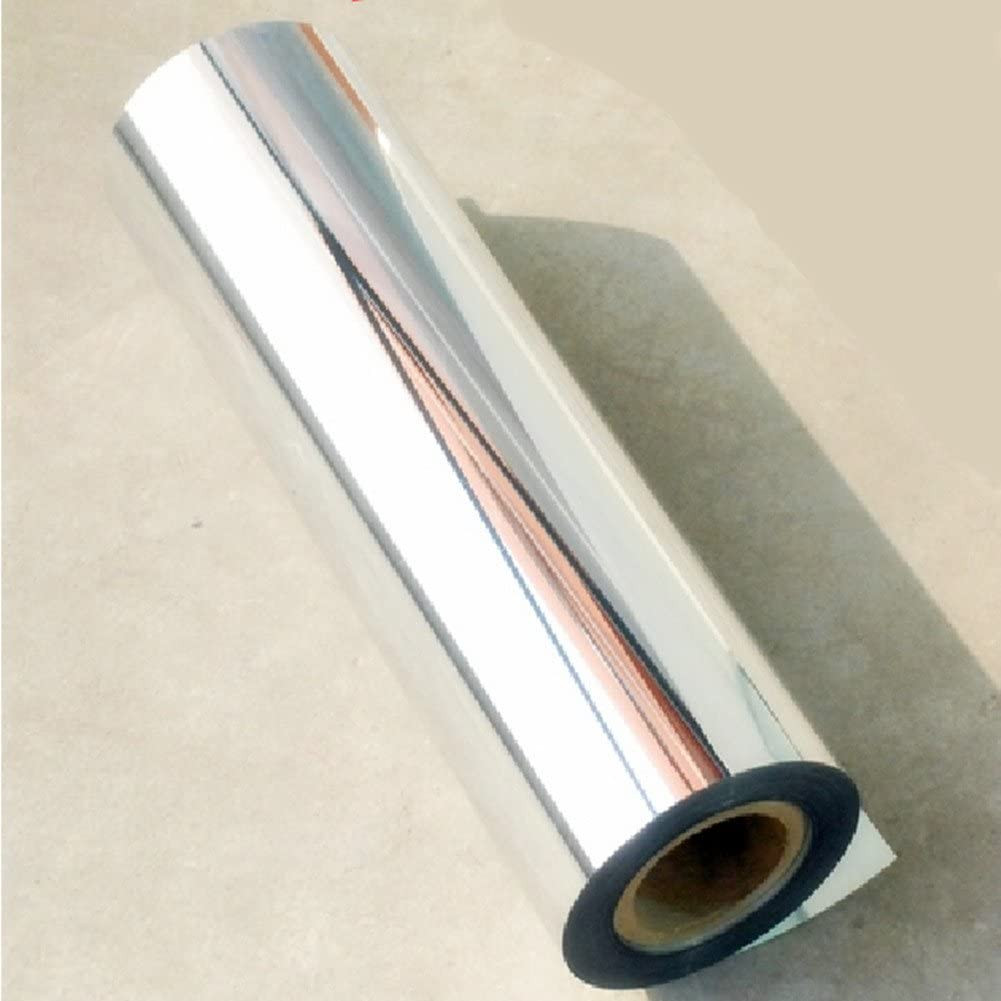 12''X78''Chrome Mirror Silver Vinyl Wrap Sticker Decal Film Sheet,Self-Adhesive