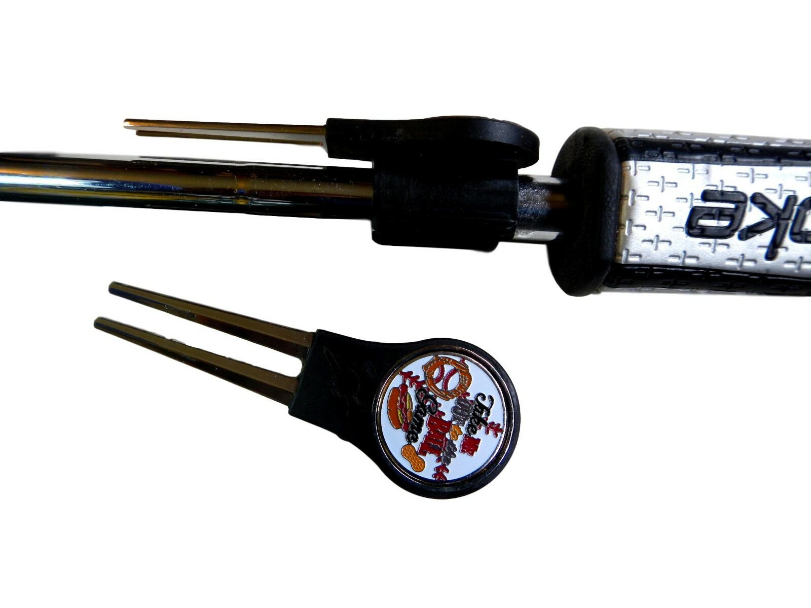 New Putter Mounted Divot Tool and Ball Marker-BALL GAME
