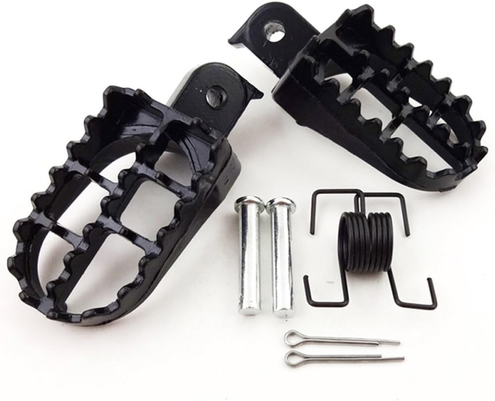 Foot Pegs Footpegs Foortrest Yamaha PW50 PW80 50 Pit Dirt Bike Kawasaki KLX110