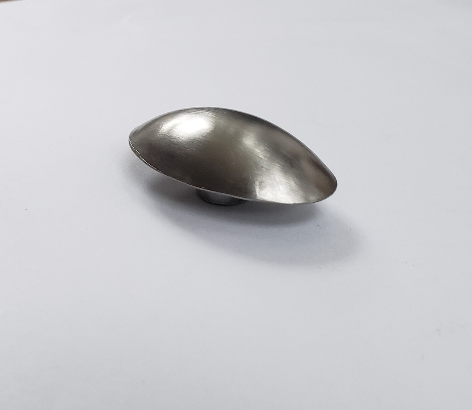 Pinewood Derby Car 2.5 oz Tungsten Brushed Nickel Canopy
