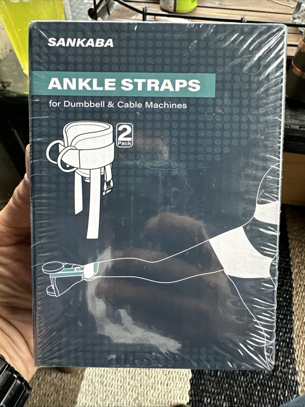 Ankle Strap For Cable Machine, Padded Ankle Straps For Cable Machine Kickbacks,
