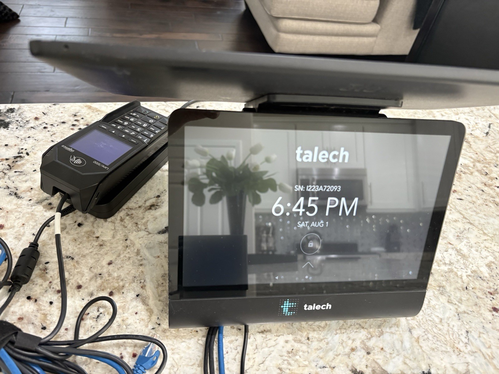 Elo Android Touchscreen POS Terminal w/ Talech, Star Printer, Card Reader.