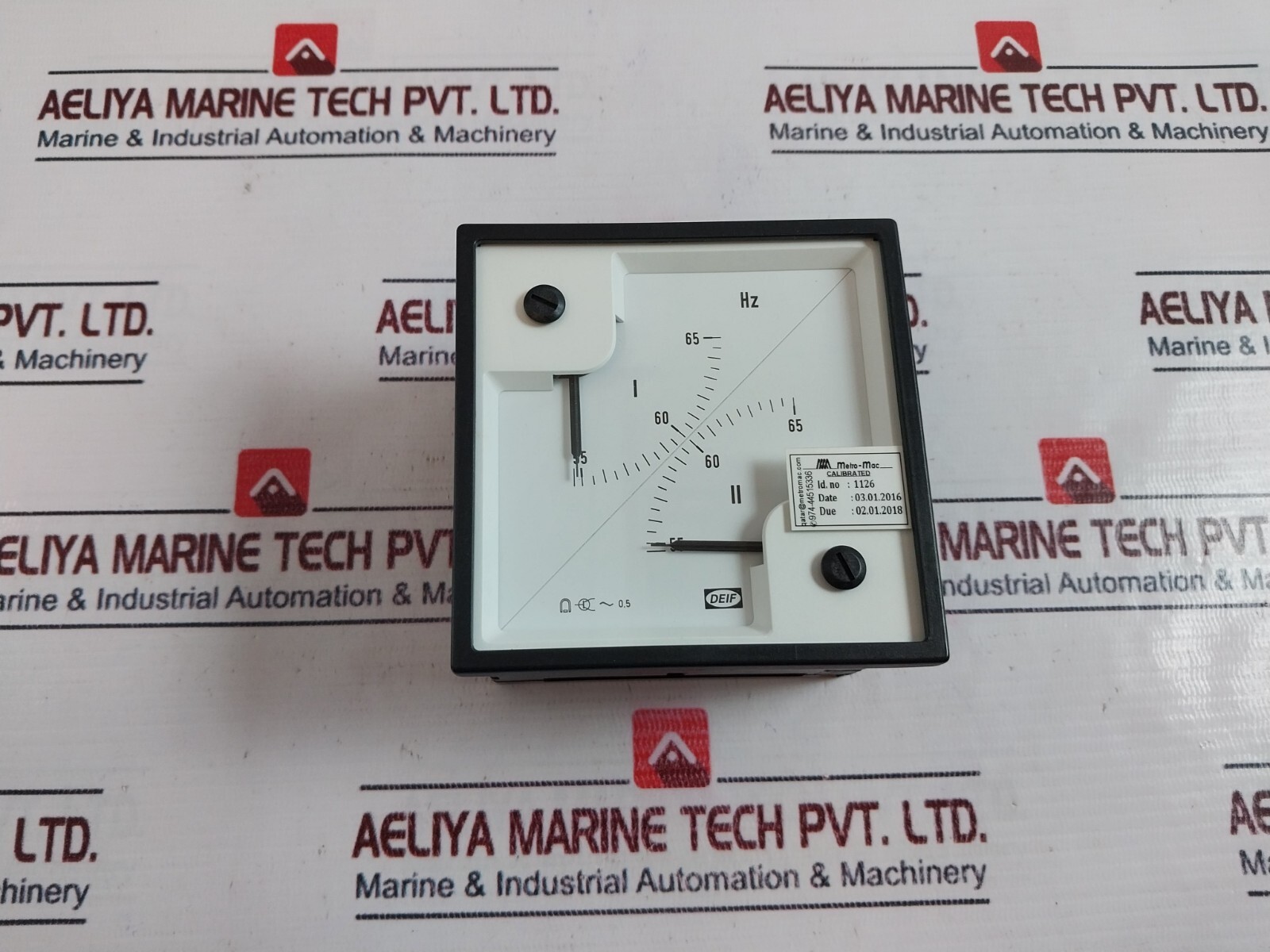 Deif 2fq96-x Double Frequency Meter