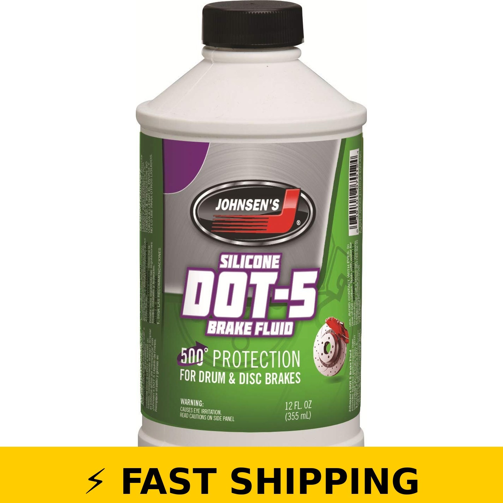 Johnsen's Silicone DOT-5 Brake Fluid - 12 oz