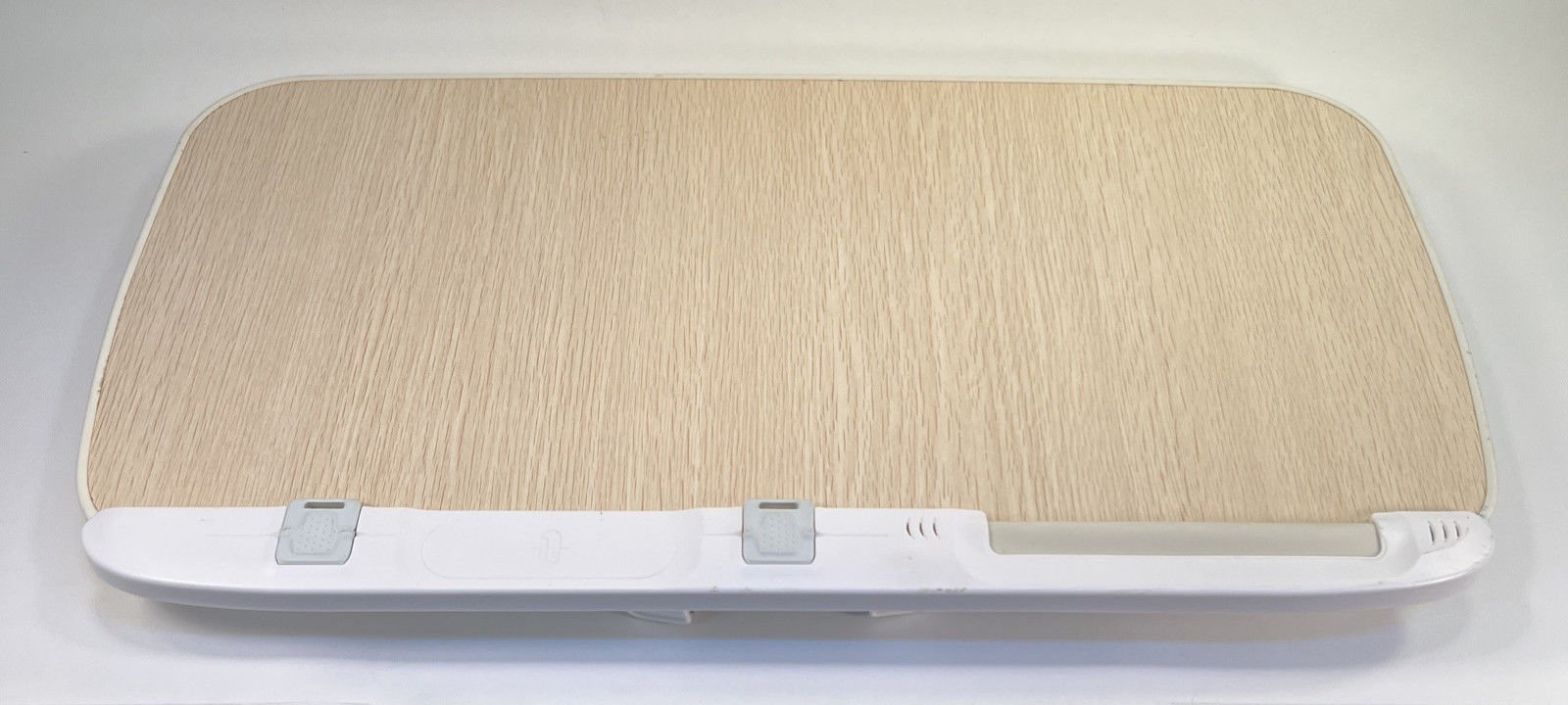 TaoTronics Adult Lap Desk, 12+ x 23+, Light Brown Wood-Tone Folding Legs