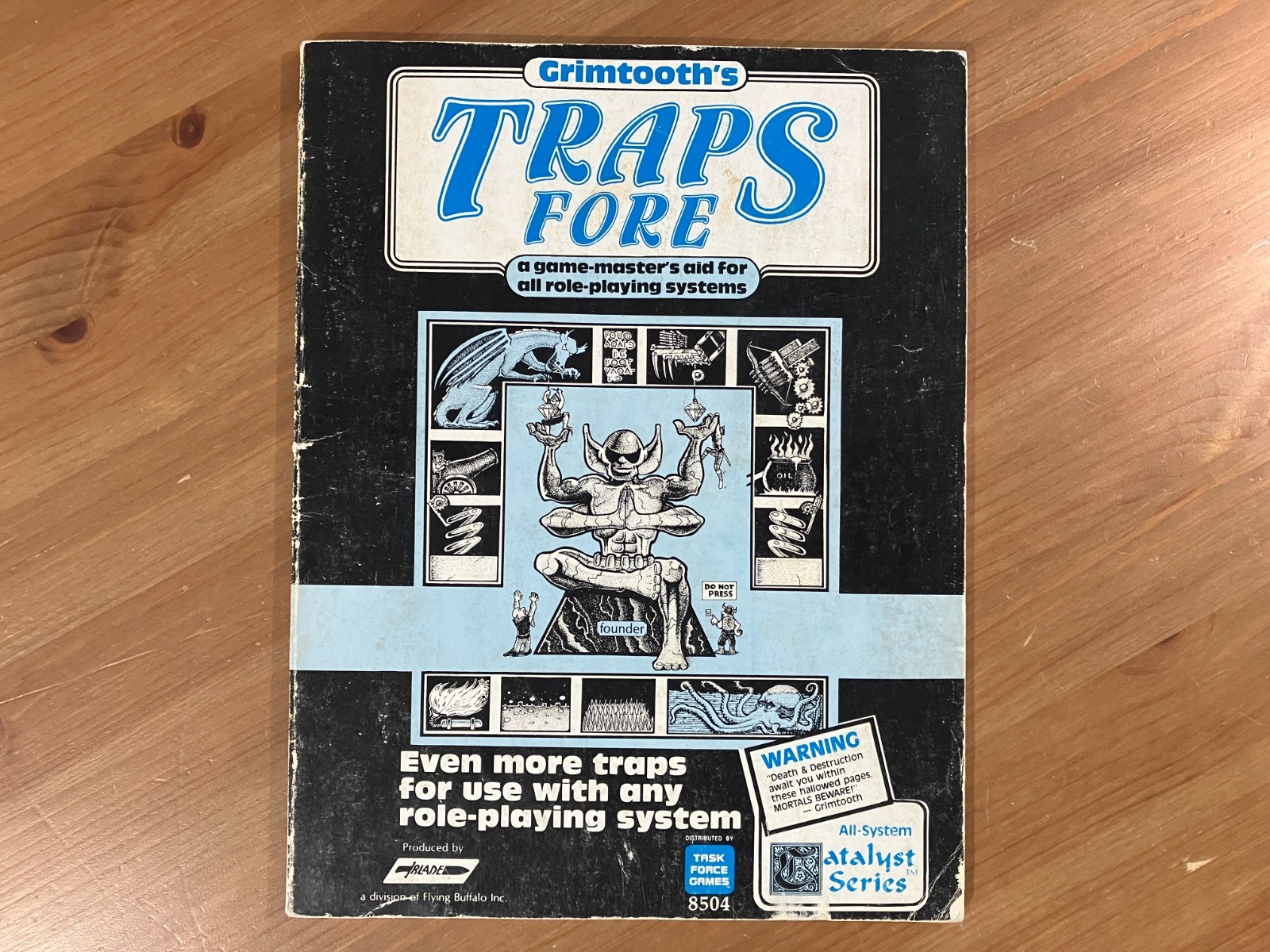 GRIMTOOTH'S TRAPS FORE A Game Master's Aid for All Role-Playing Systems 8504 RPG