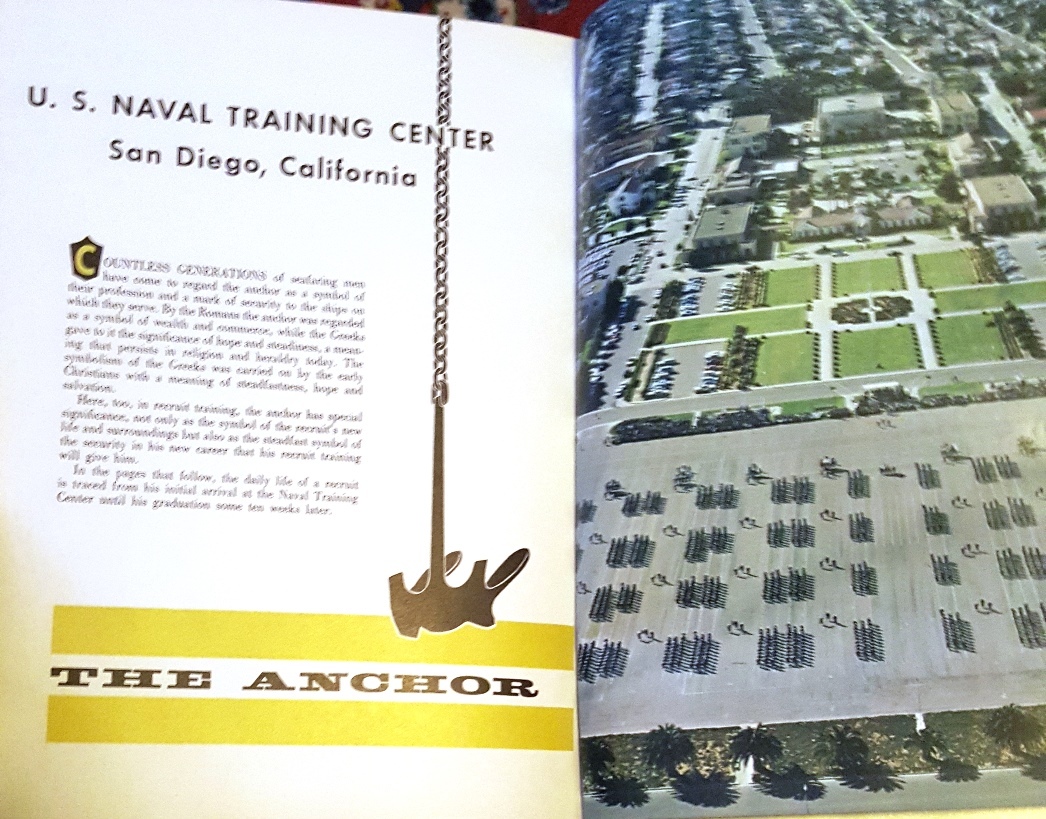 Vtg 1970s Navy Recruit Training Cruise Book "The Anchor" NTC San Diego Boot Camp