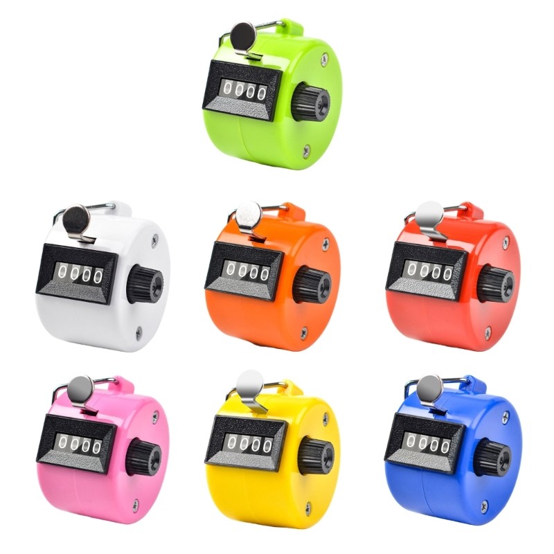 4 Digit Number Count Clickers Mechanical Counter Clickers Handheld Tally Counter