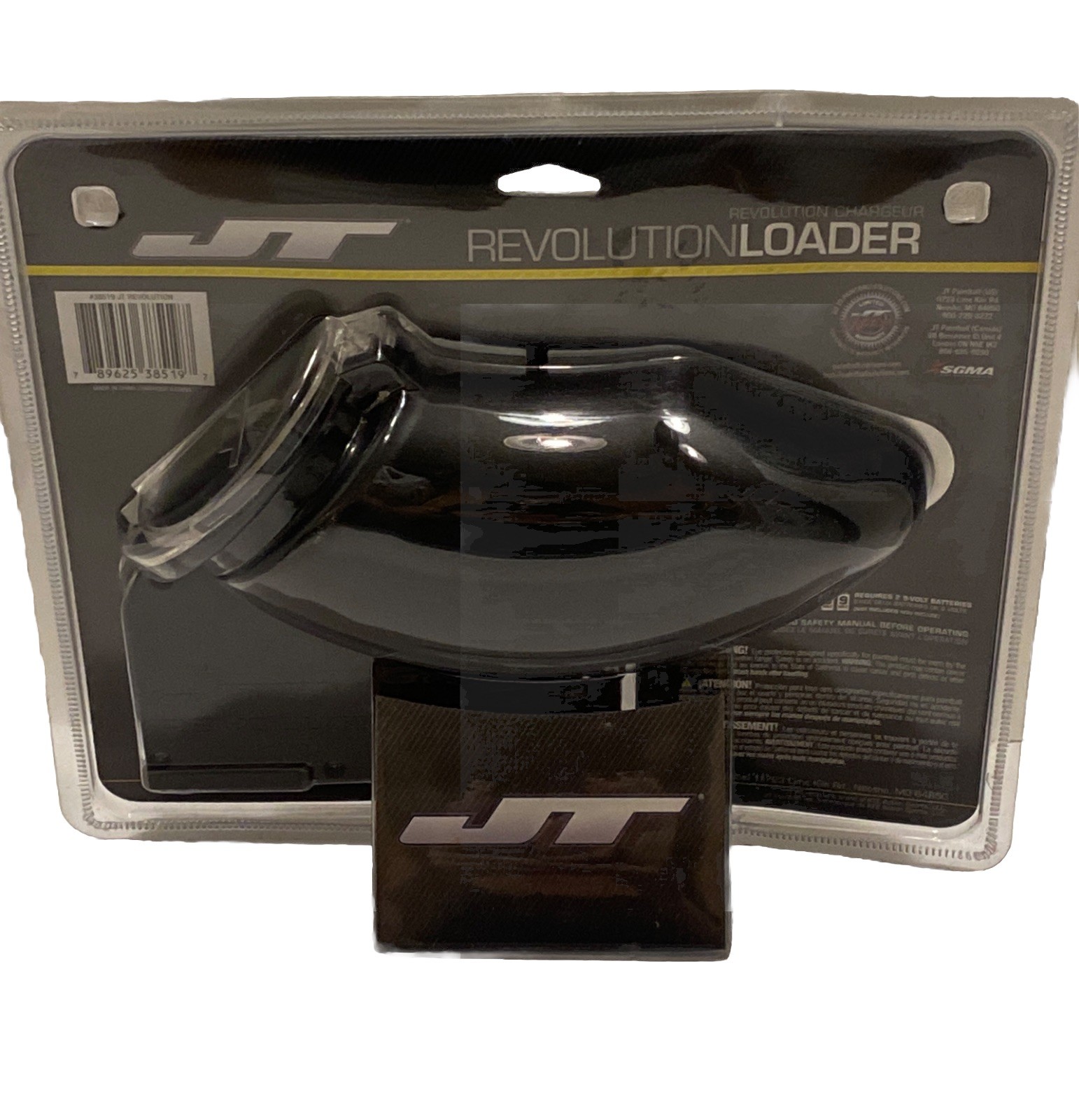 JT Revolution Electronic Paintball Loader Black