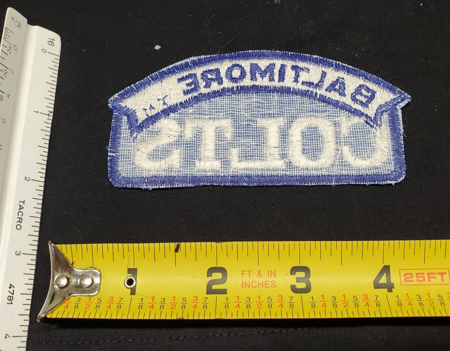 Baltimore Colts Vintage Patch Emblem Old Logo Large 4 Inch Patch