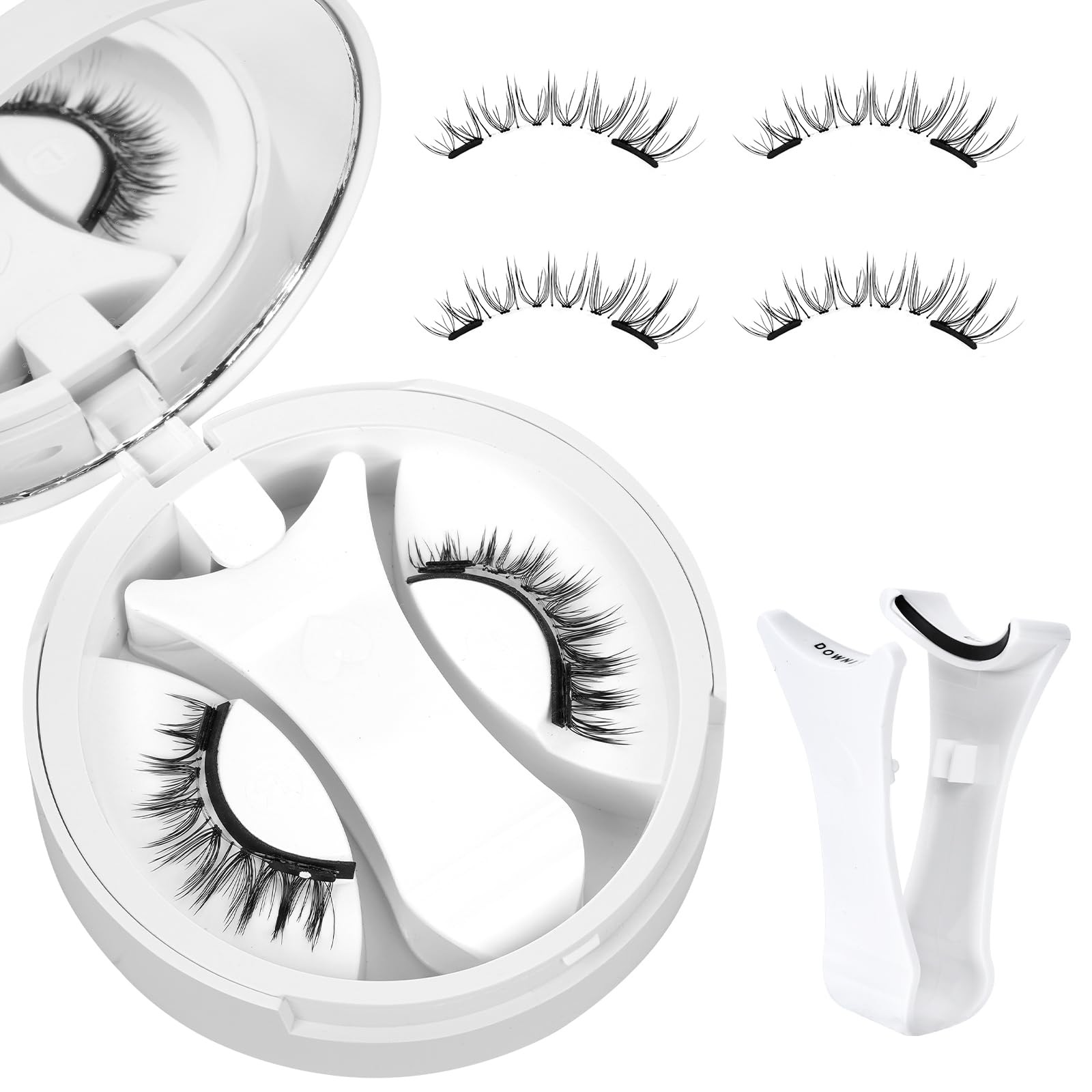 Higu clace Magnetic Eyelashes with Applicator Daily Wear Reusable Magnetic Ey...