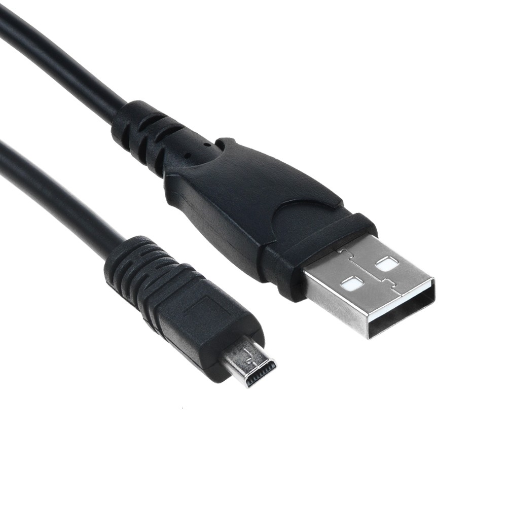 PwrON USB Battery Charger Data Cable Cord For Nikon Coolpix S205 S6700 camera