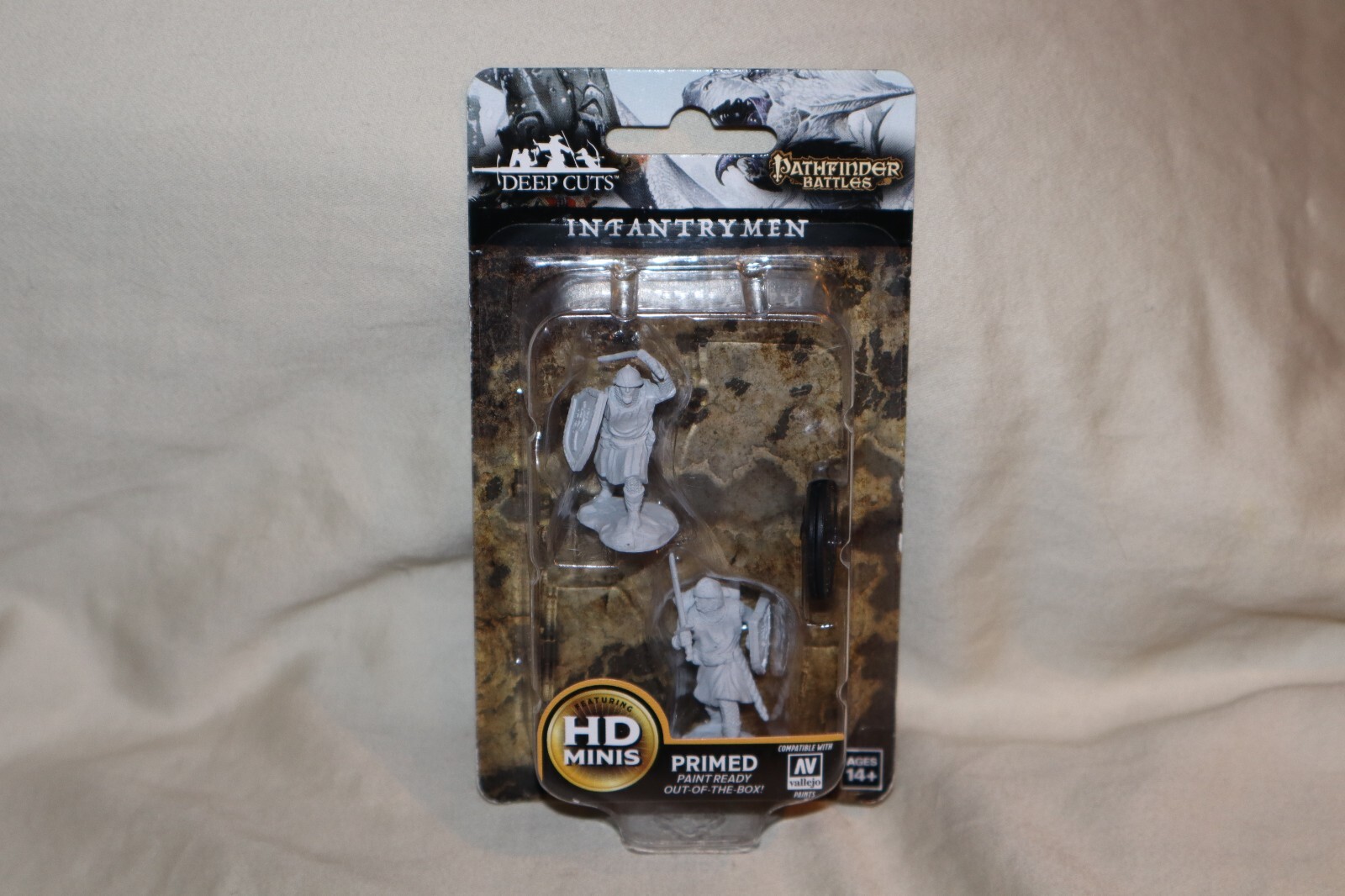 2017-PATHFINDER BATTLES DEEP CUTS MINIATURE BRAND NEW ~ INFANTRYMEN 73185