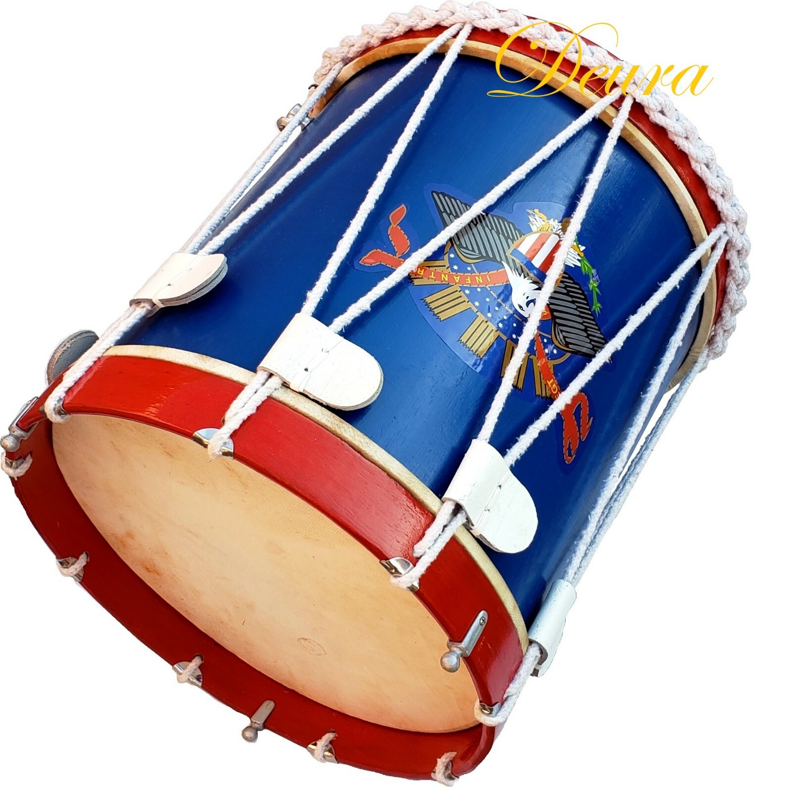 CIVIL WAR DRUM AMERICAN EAGLE COLONIAL MARCHING MEDIEVAL 16. 5" SNARE
