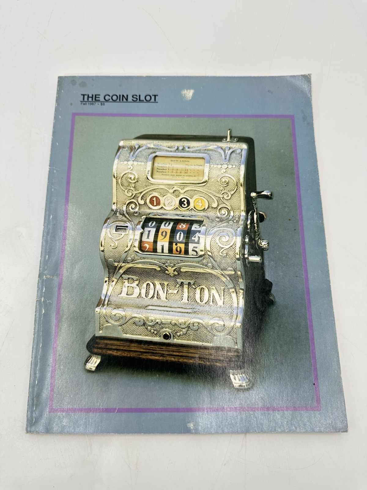 Vintage The Coin Slot Machine Book Magazine Bon Ton Arcade Guide Fall 1987 RARE