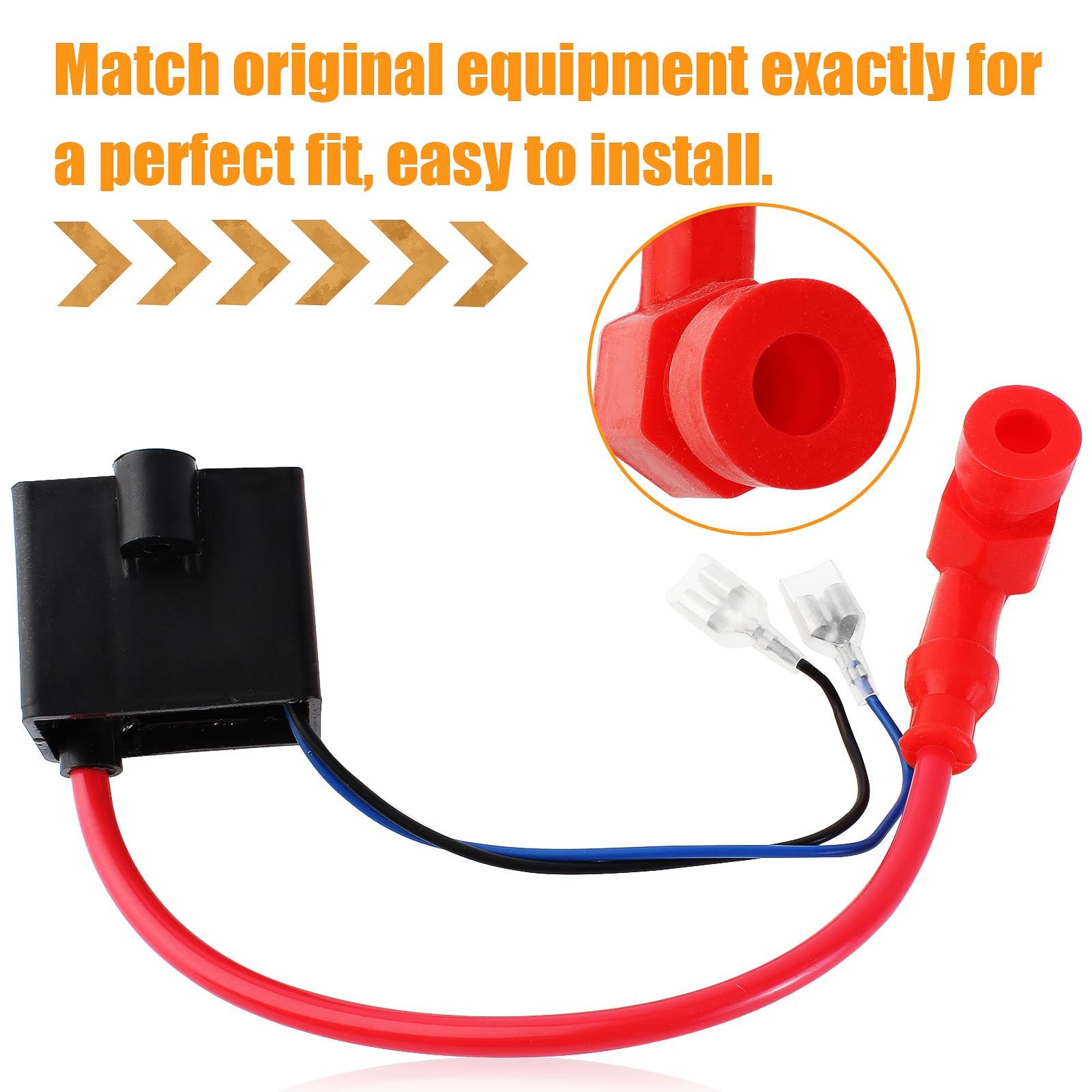 QAZAKY High Performance CDI Ignition Coil Compatible with 49cc - 50cc 60cc...