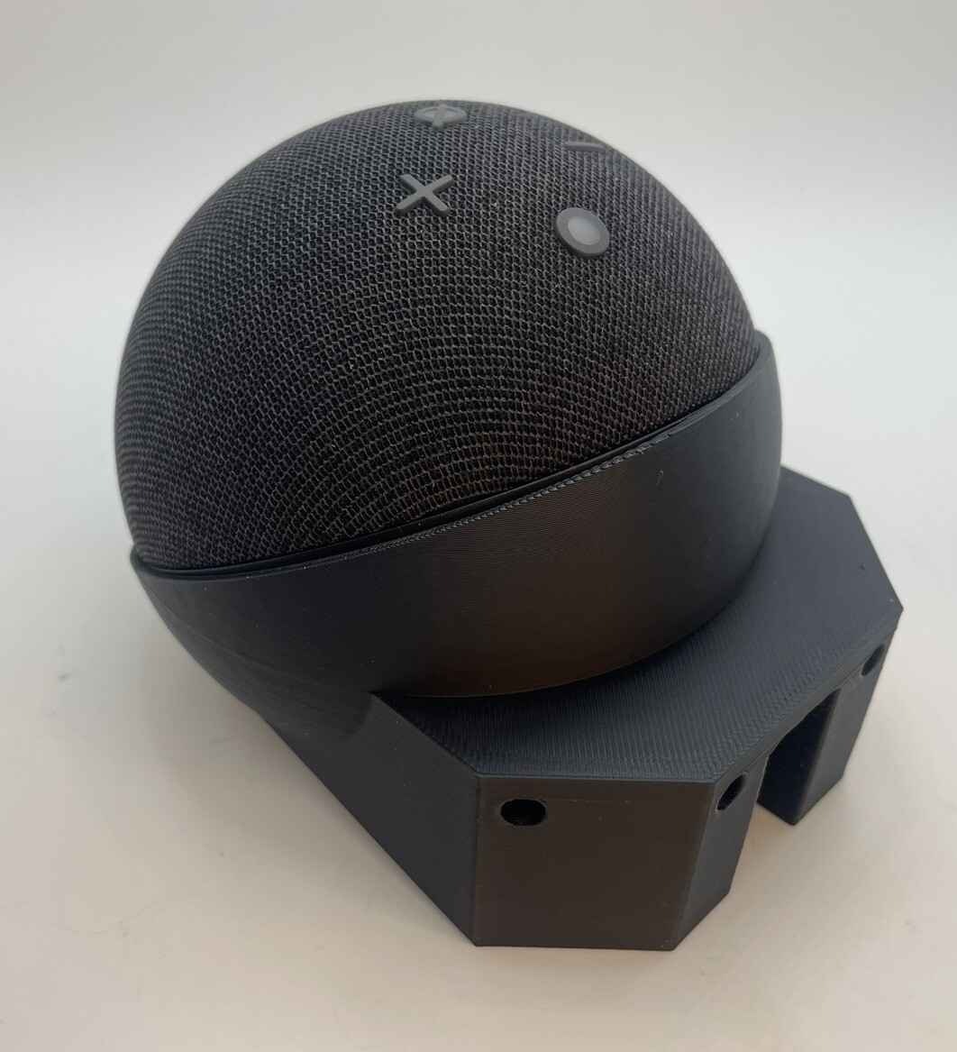 2- Pack Echo Dot 4/5 Wall & Corner Mount Bracket Holder Accessory BLACK!!