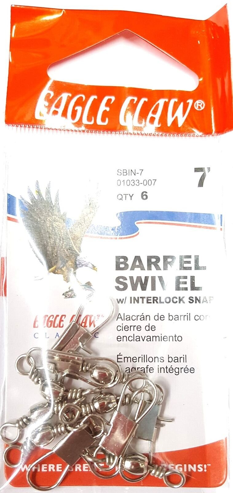 Barrel Swivel W/Interlock SNAP-7