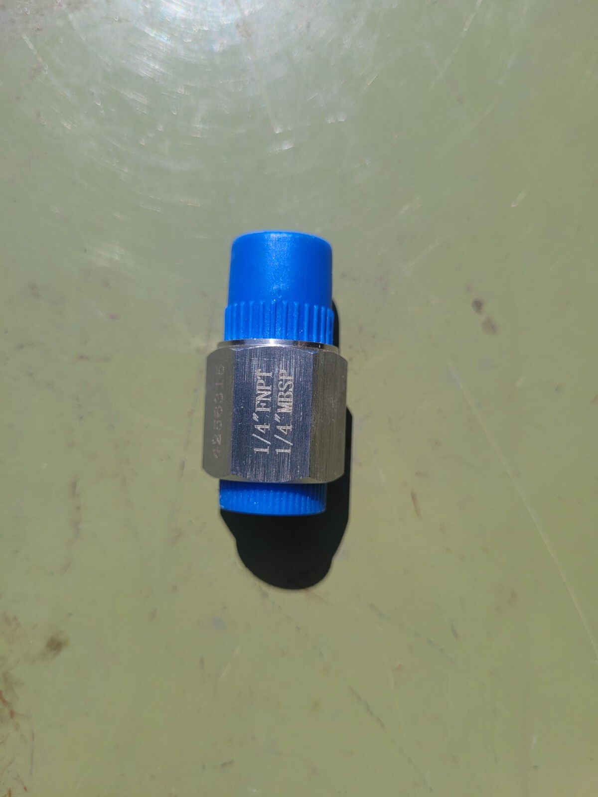 New Fluke Pressure Gauge 1/4" NPT Female x 1/4" BSP Male Stainless Steel Fitting