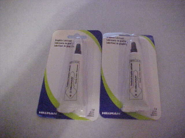 Qty of 2 Hillman 703185 Graphite Lock Lubricant Tube 3G