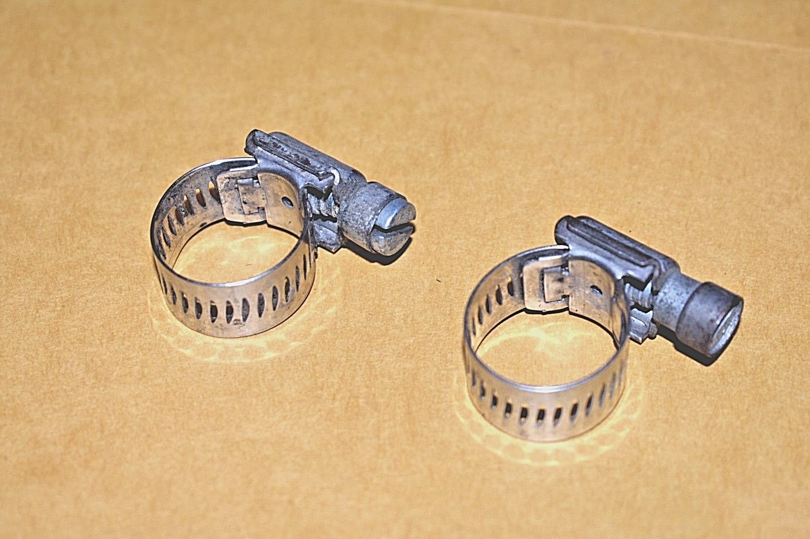 2 Vintage DuPage Clamps AN400 15/16" Inside Diameter