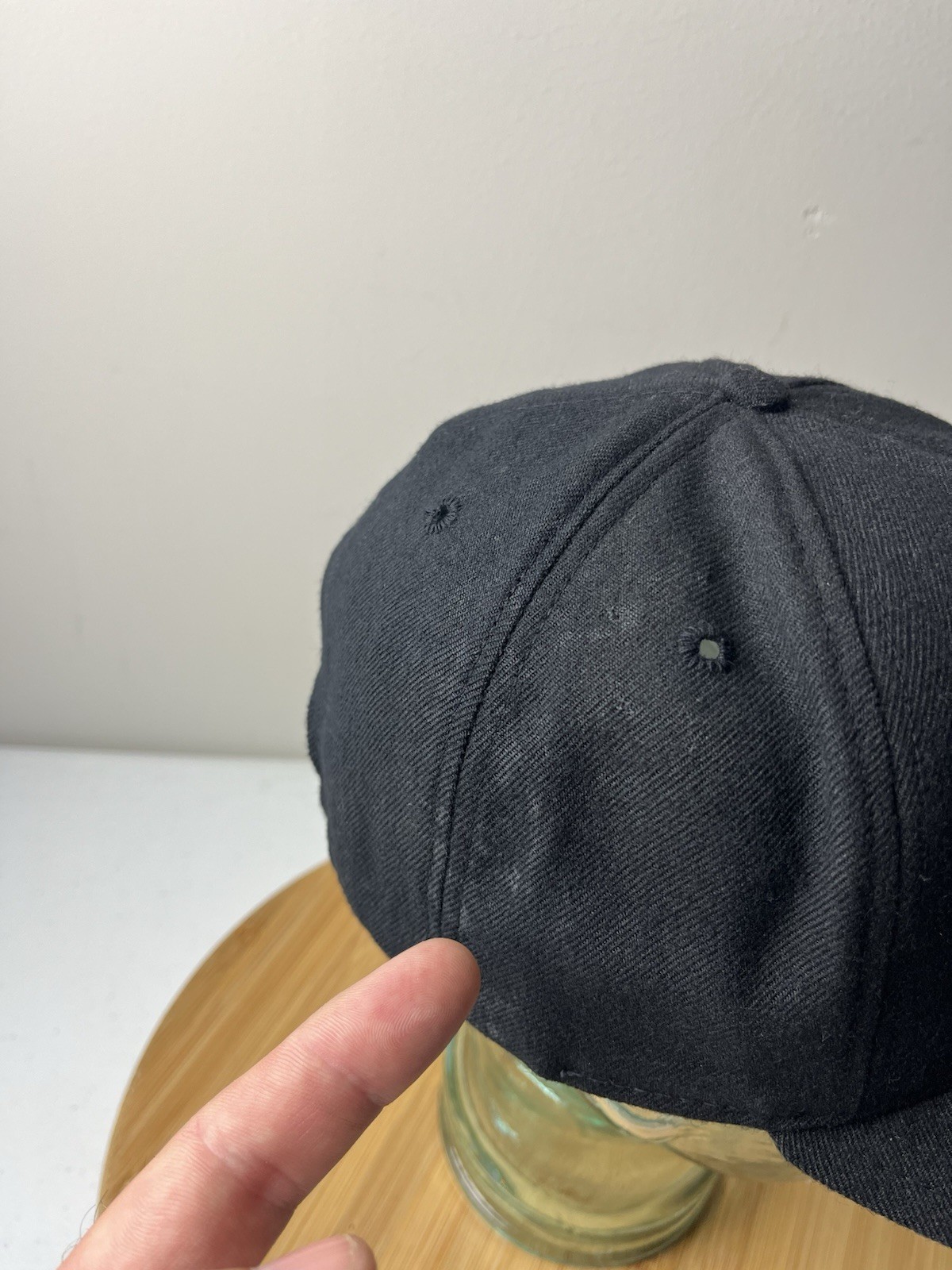 Fort Wayne Wizards New Era Vintage 90’s SnapBack Hat Black MiLB Wool Pro Model