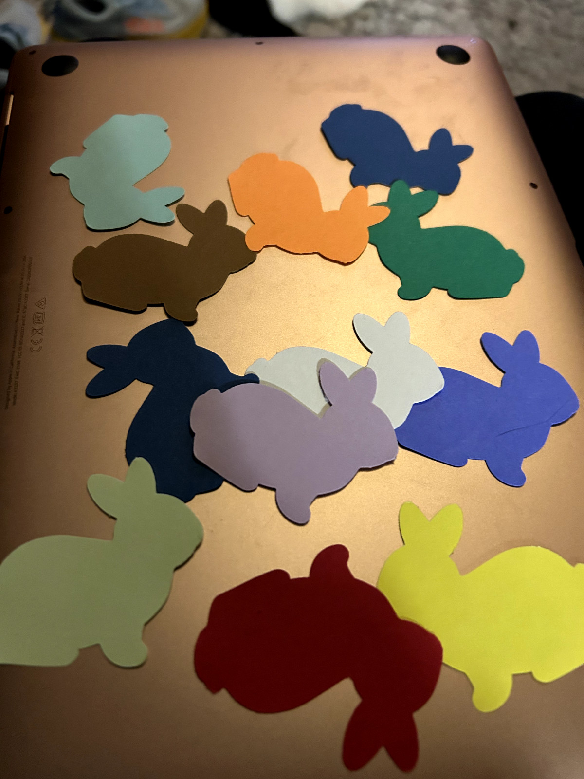 25 Stampin Up Bunny Rabbit  Punches Paper Punchies New Die Cuts