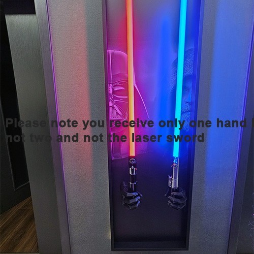 Custom 3D Printed Lightsaber Wall Mount Display Holder Laser Sword Rack Stand