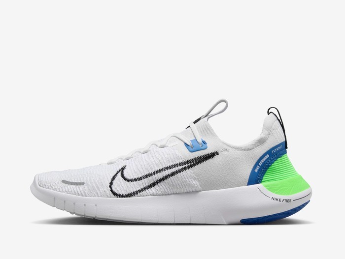 Nike Free Run FN NN Road Running Shoes White Platinum Tint Mens Sz 13 FB1276-104