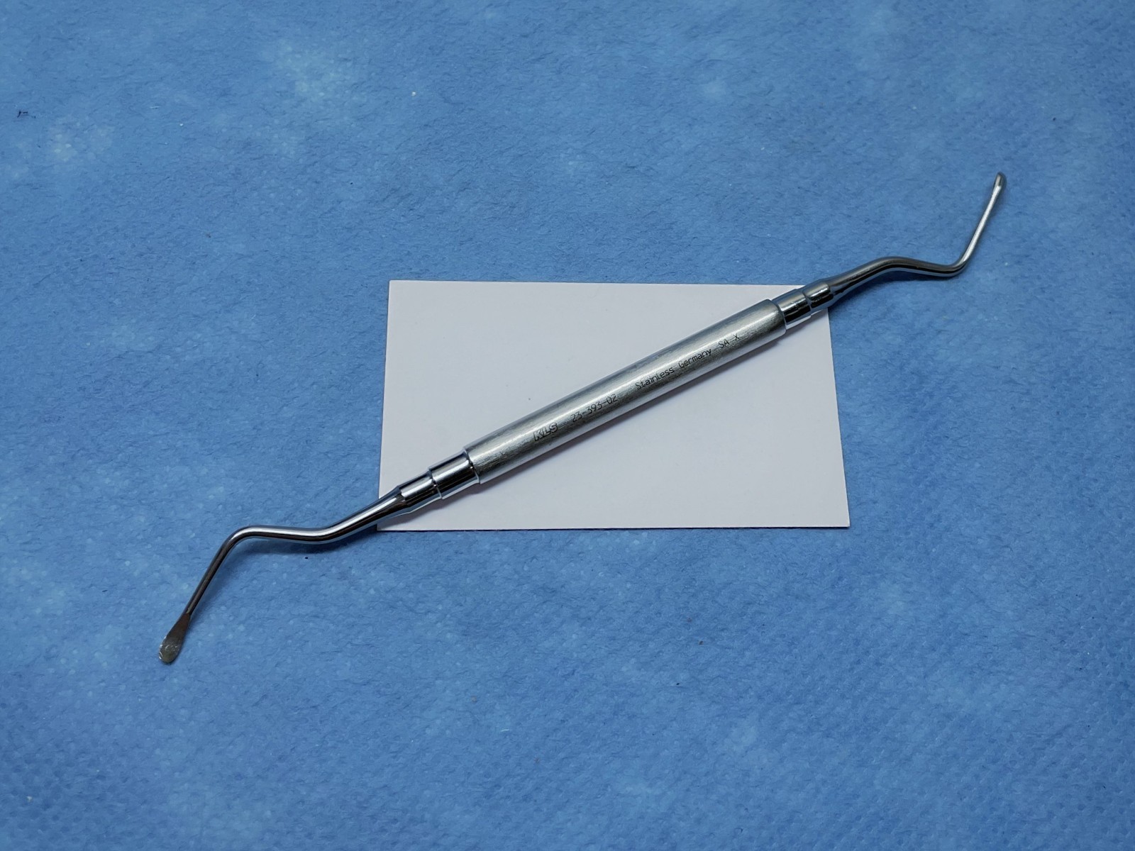 KLS Martin 23-393-02 Bone Curette, Double Ended, Germany