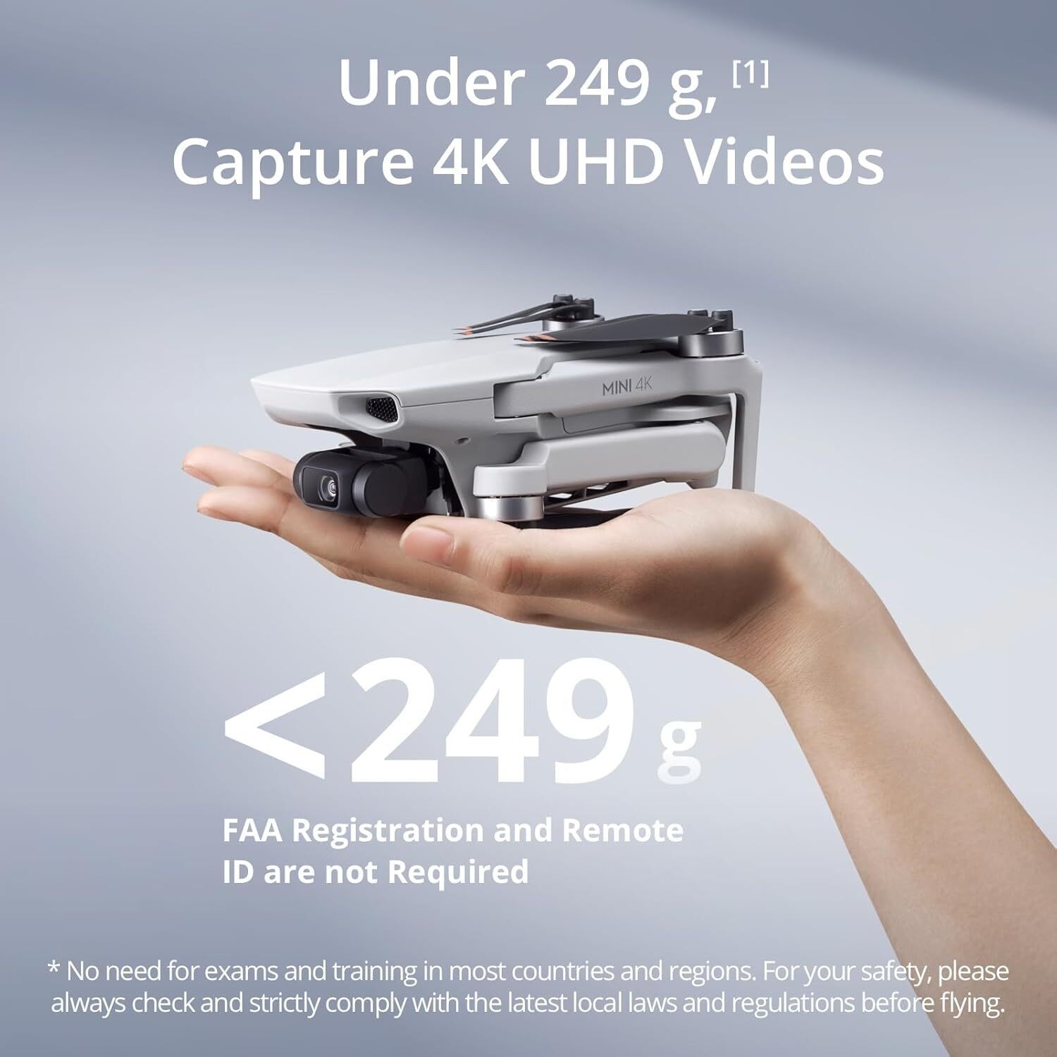 Mini 4K Drone with 4K UHD Camera for Adults 3-Axis Gimbal Stabilization New